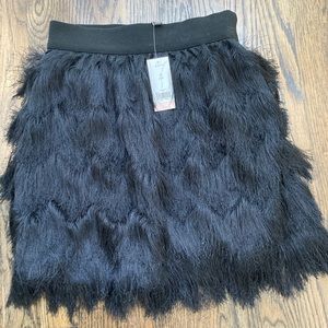 NWT Banana Republic fringed skirt